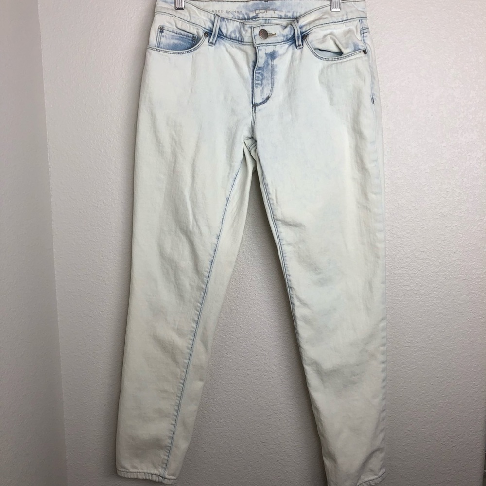🌼 Loft acid wash skinny jeans